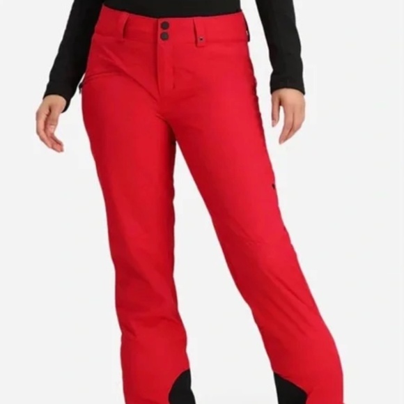 Obermeyer Pants - Obermeyer womens sz 14 red Bliss insulated ski pants